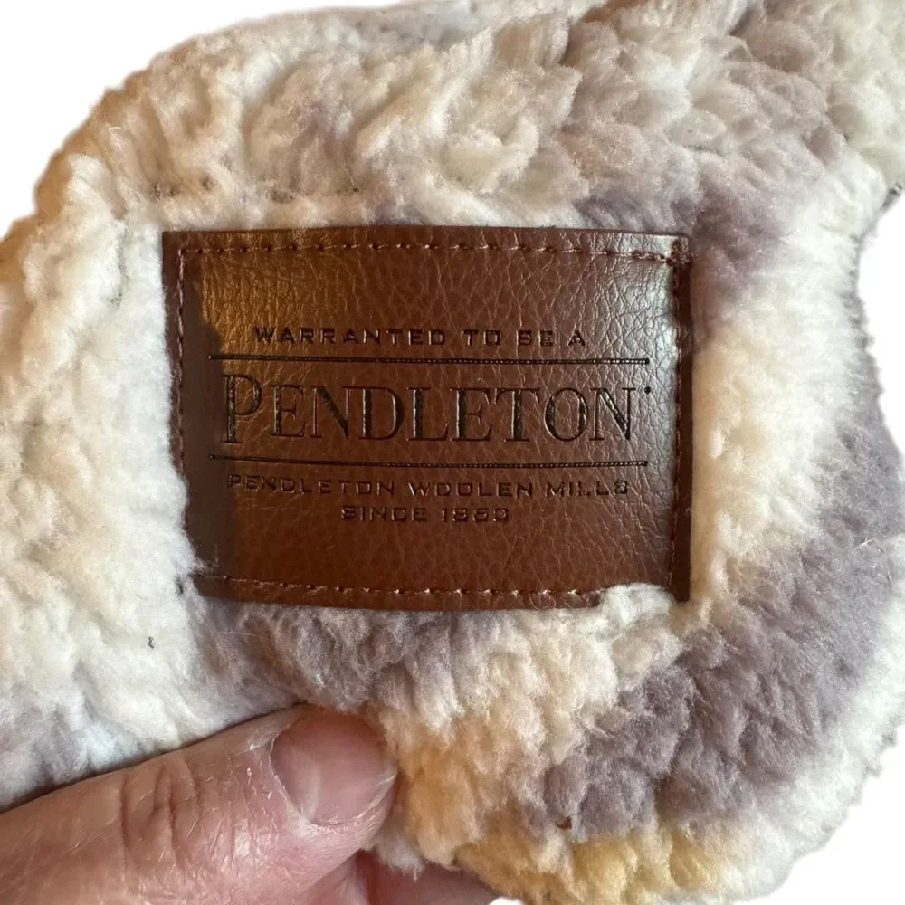 Pendleton White Sands Sherpa Throw Blanket 50 inches x 70 inches soft comfy sofa